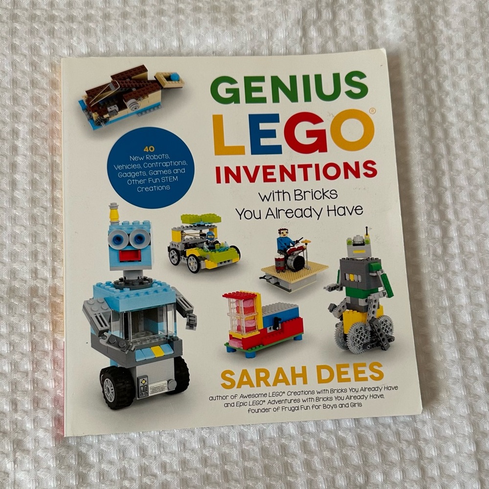 Genius Lego Inventions Book by Sarah Dees